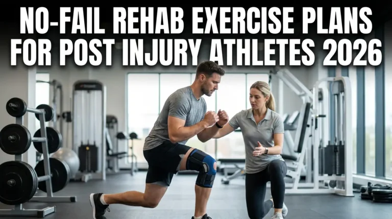 No-Fail Rehab Exercise Plans for Post Injury Athletes 2026
