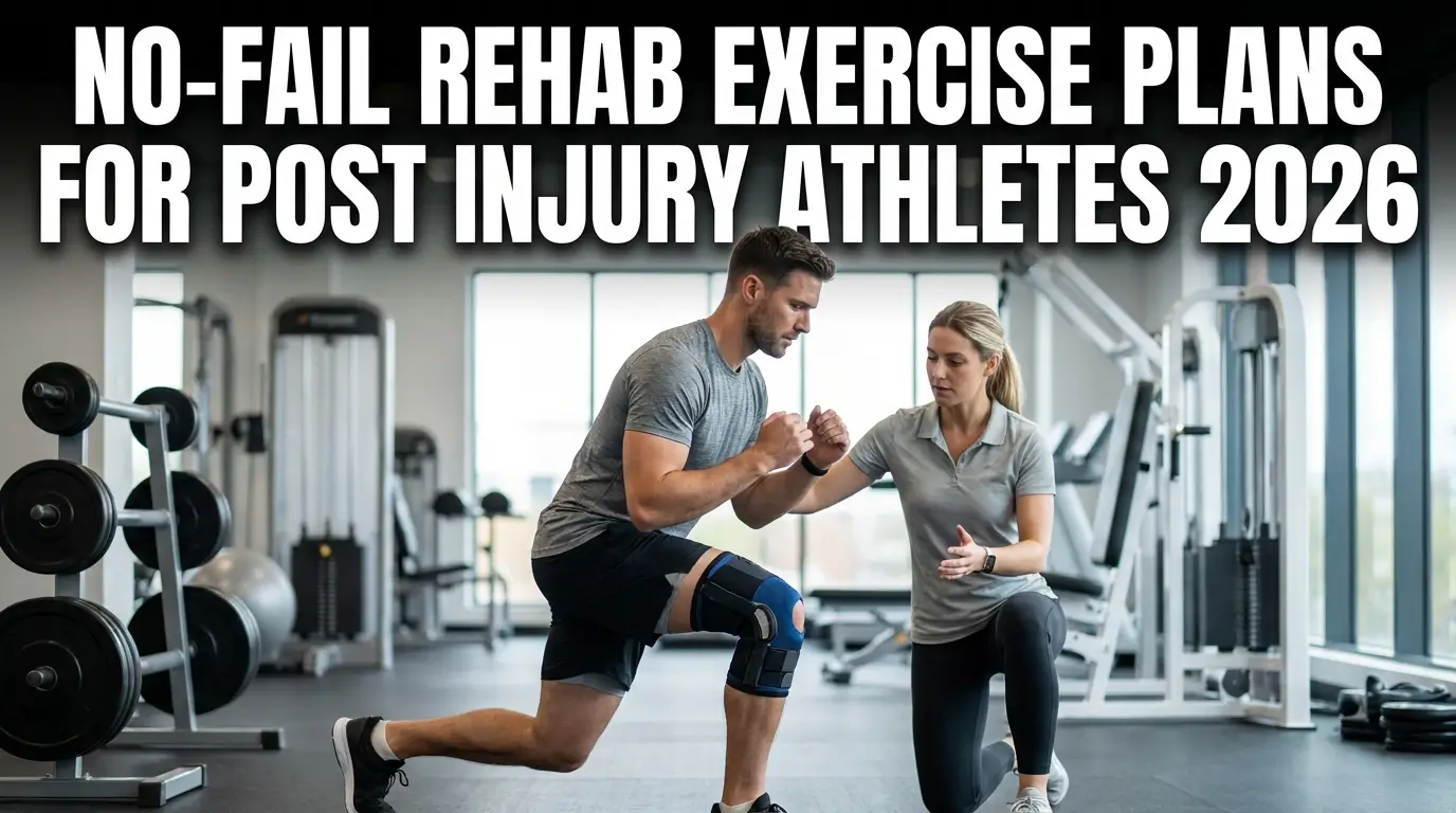 No-Fail Rehab Exercise Plans for Post Injury Athletes 2026